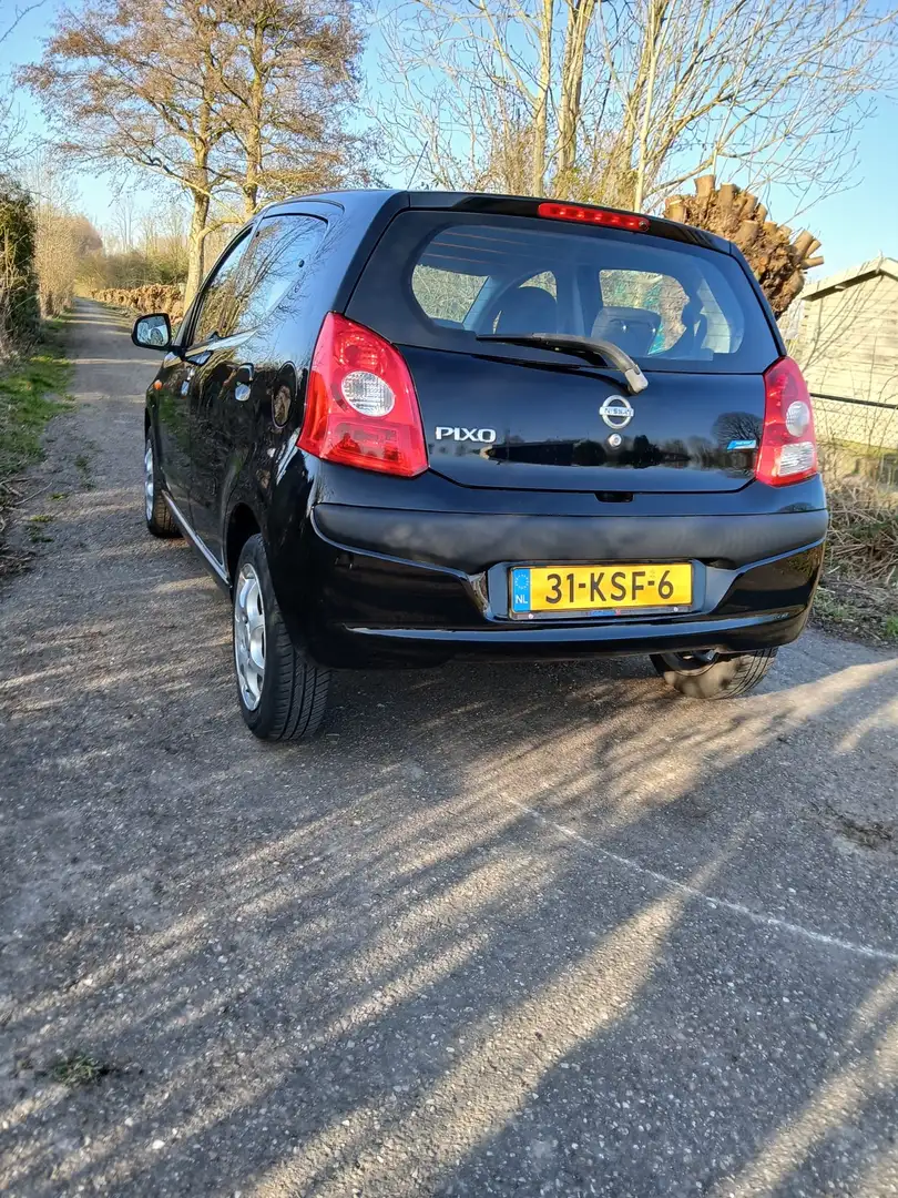 Nissan Pixo 1.0 Acenta Zwart - 2