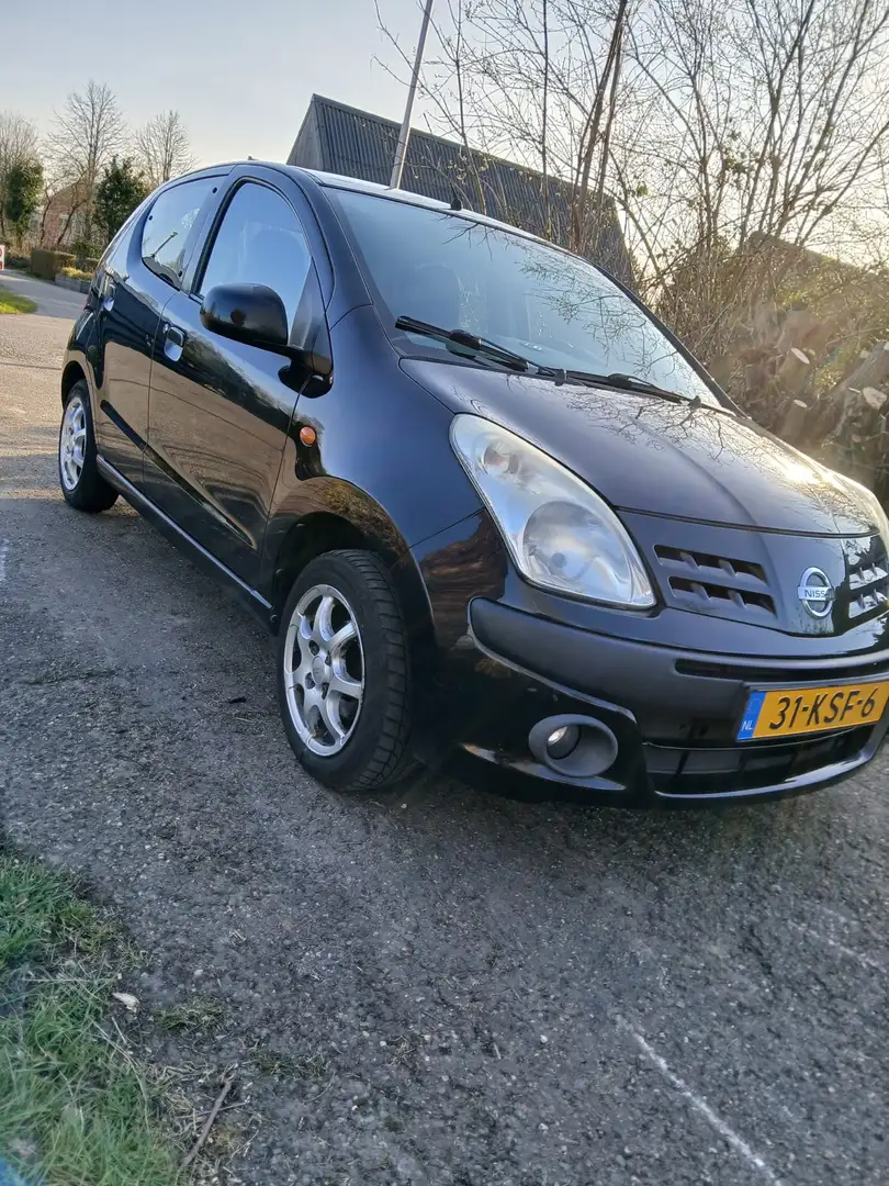 Nissan Pixo 1.0 Acenta Zwart - 1