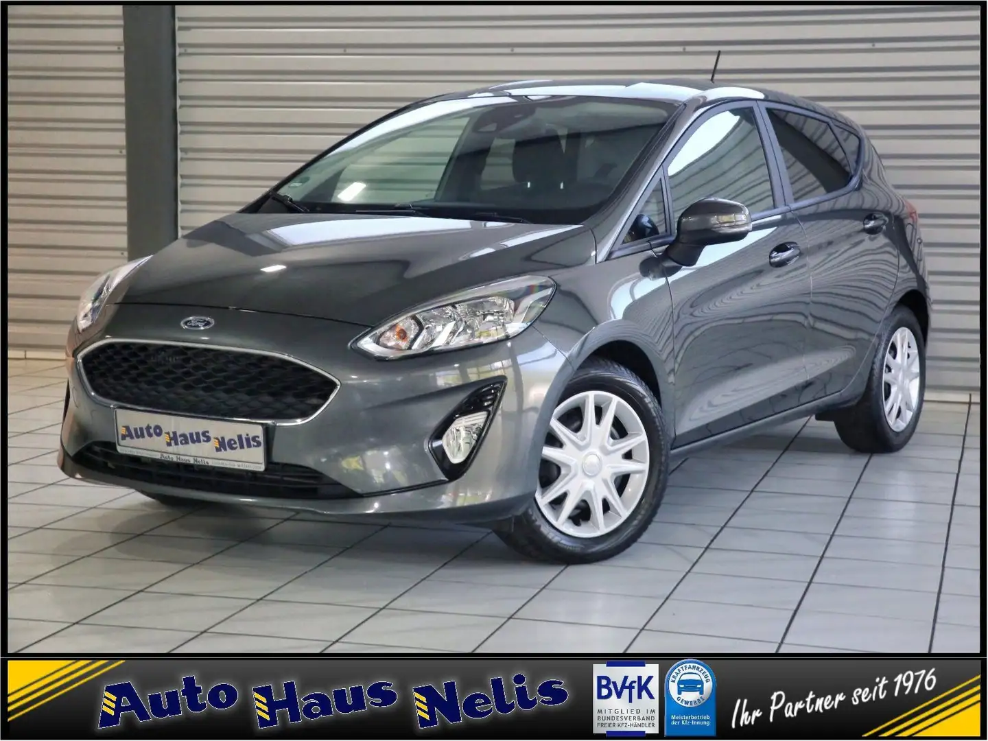 Ford Fiesta 1,0 EcoBoost Cooll & Connect Autom. Winte Grau - 1