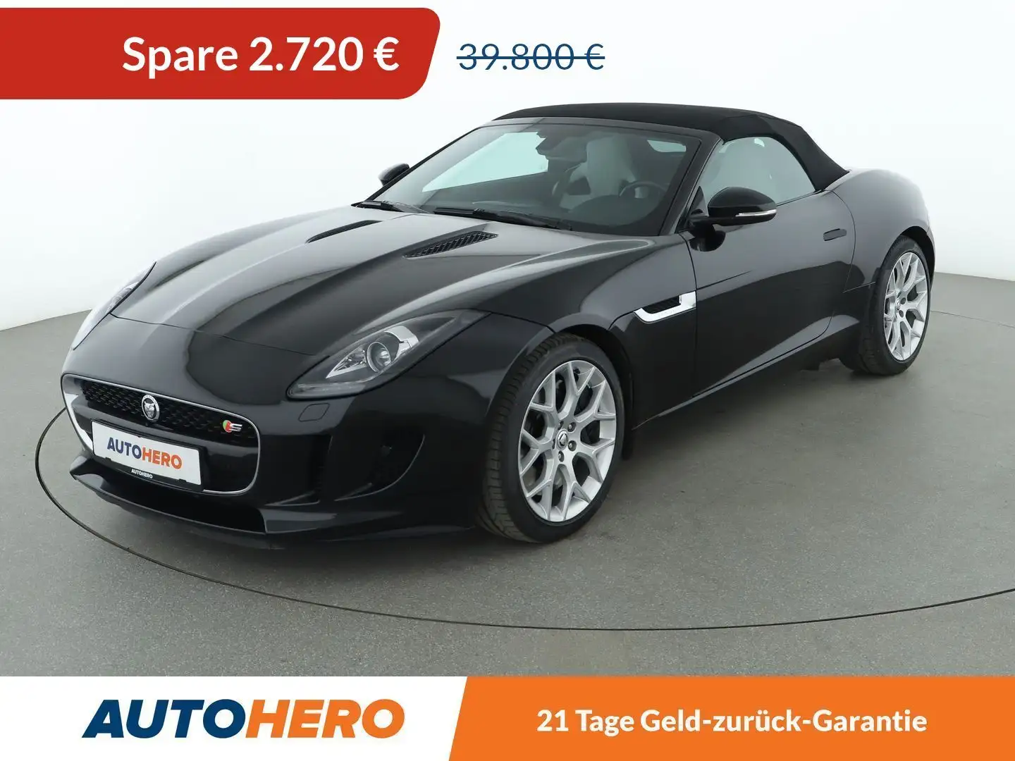 Jaguar F-Type 3.0 V6 S Aut.*NAVI*BI-XENON*PDC*CAM*SHZ* Schwarz - 1