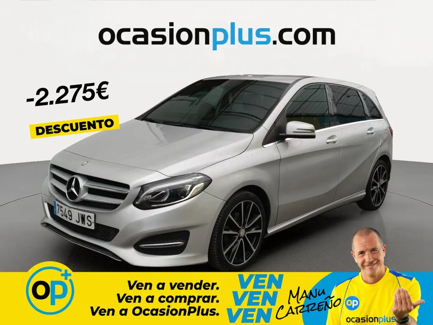 Mercedes-Benz B 180 180d 7G-DCT Gris - 1