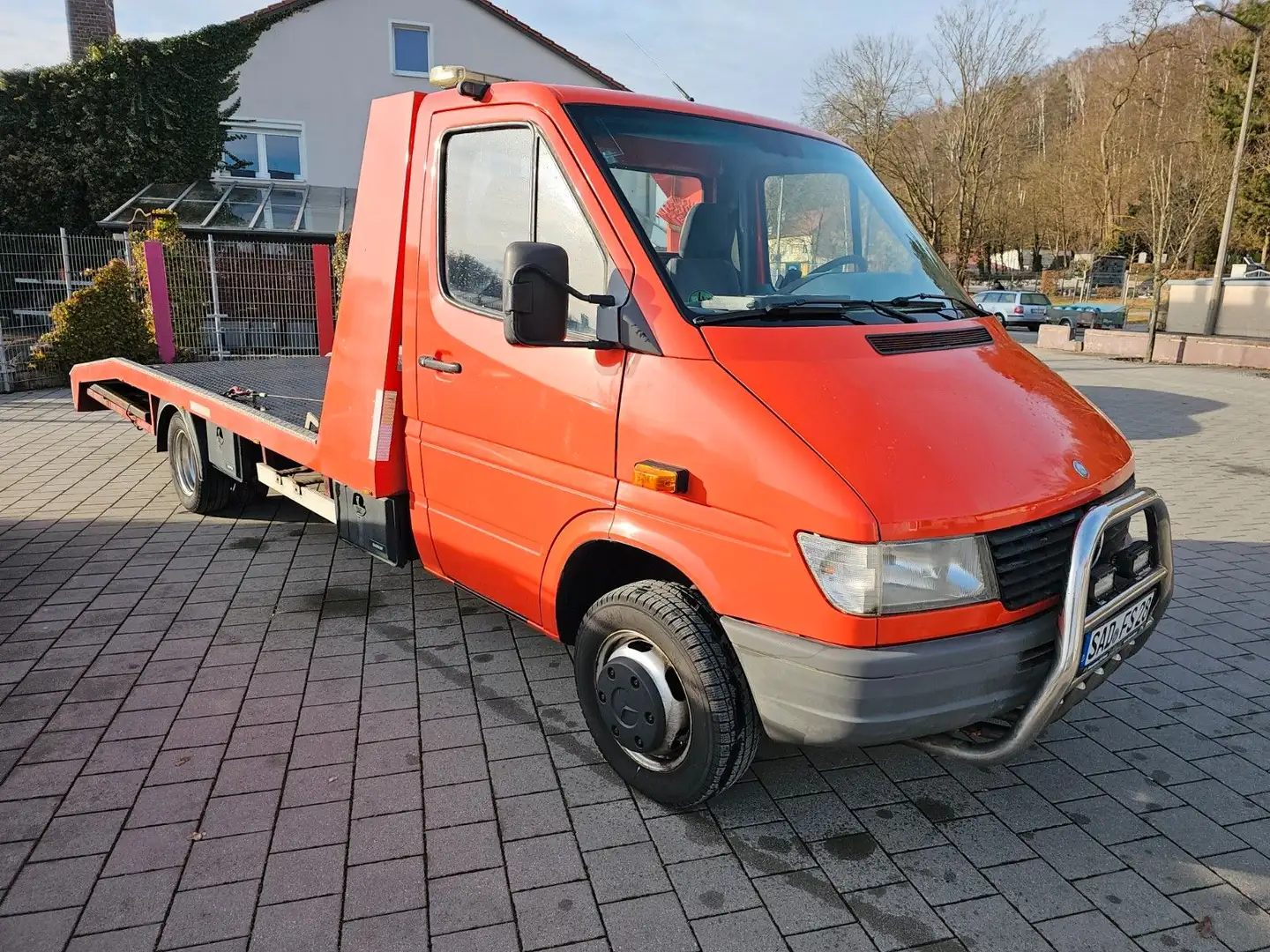 Mercedes-Benz 412 CDI Auto Transporter / TOP/ Tüv neu Orange - 2