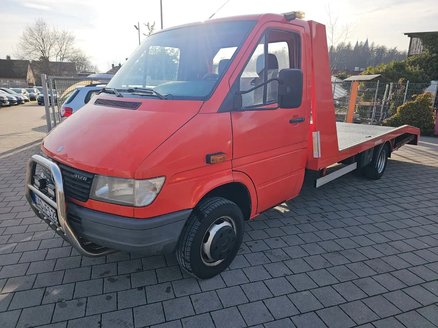 Mercedes-Benz 412 CDI Auto Transporter / TOP/ Tüv neu Orange - 1