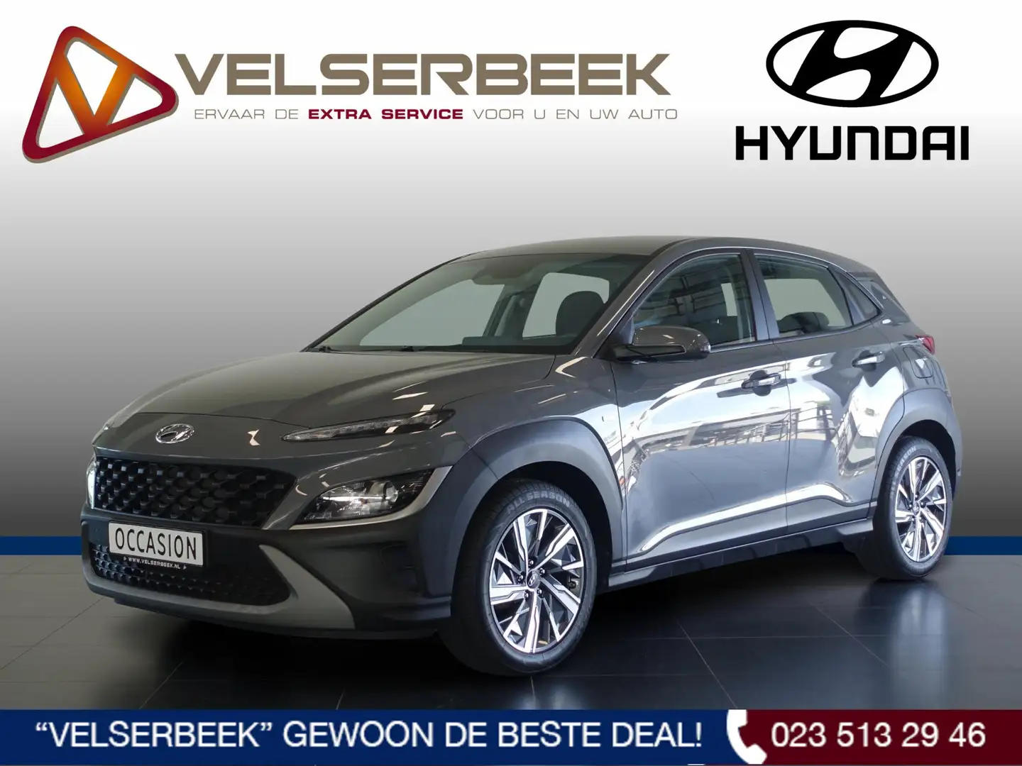 Hyundai KONA 1.0 T-GDI Comfort *Camera/LMV/Carplay * Gris - 1