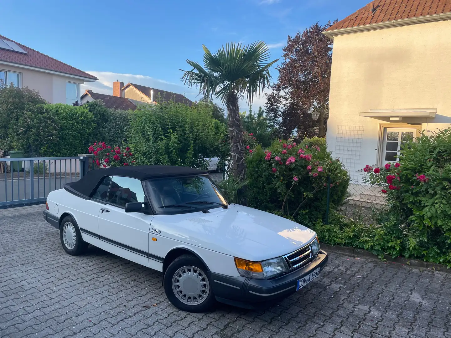Saab 900 900 Cabrio Bílá - 2