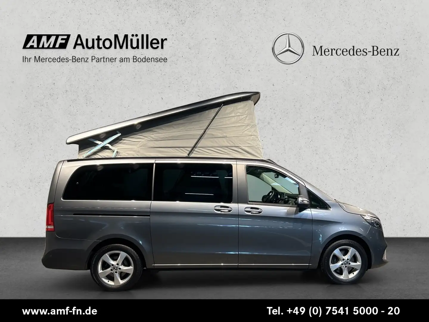 Mercedes-Benz V 300 V 300 d 4M MP Horizon Edition DISTRO+AHK+360°+SD siva - 2