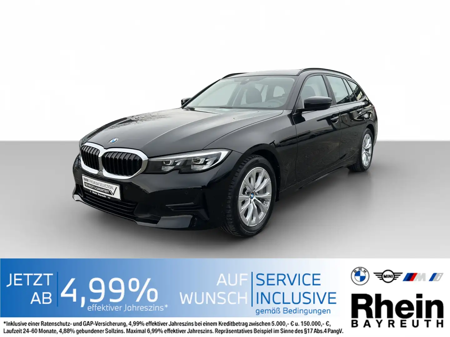 BMW 330 i Touring Advantage Navi LED WLAN Shz Alarm Navi L Schwarz - 1