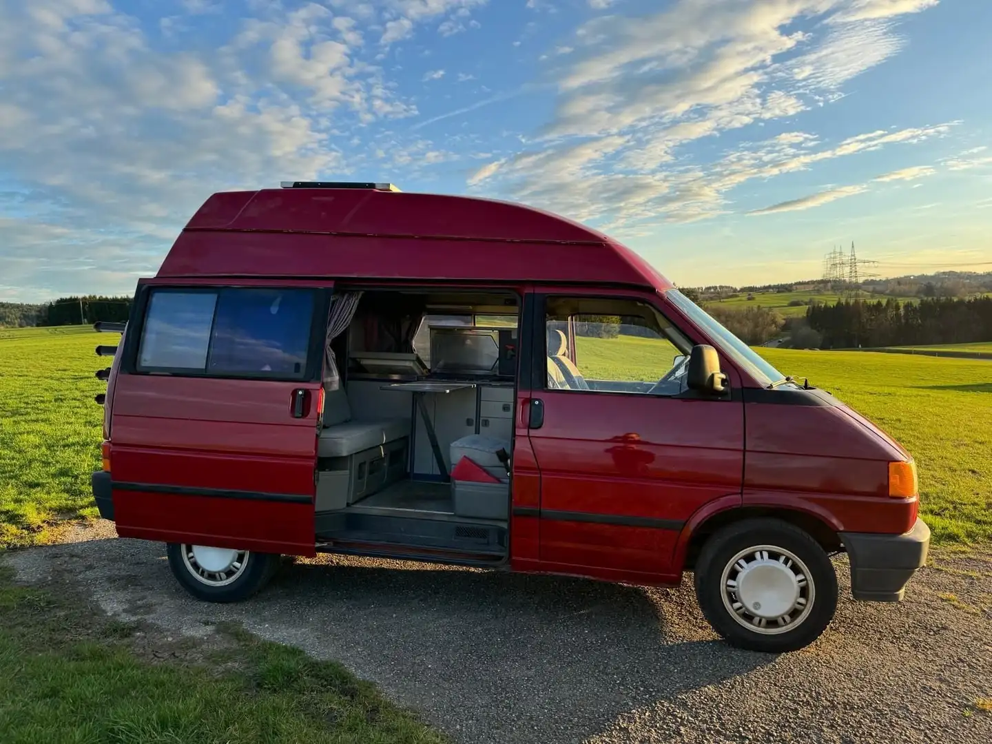 Volkswagen T4 California California Coach Bulli Kultbus -Scheckheftgepflegt Piros - 1