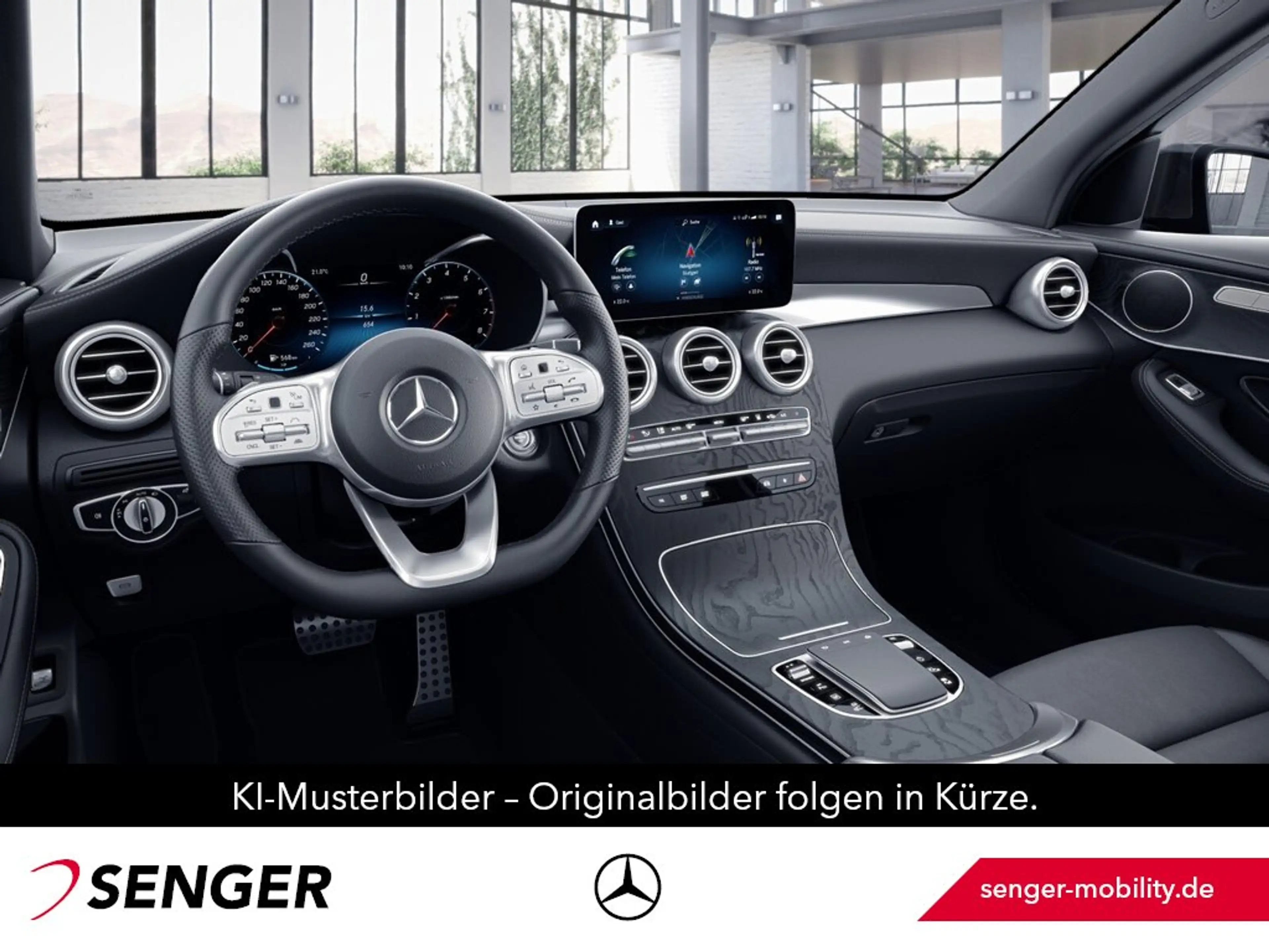 Mercedes-Benz GLC 300 de 4M AMG Night Panorama Distronic AHK — photo 7