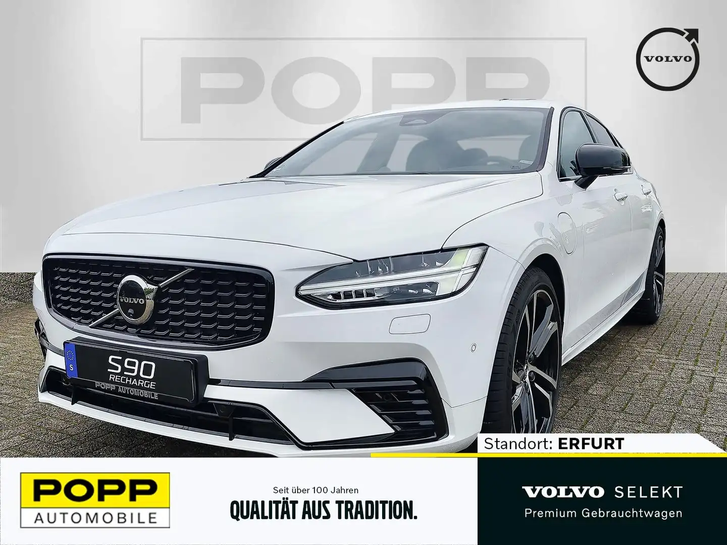 Volvo S90 T8 AWD Recharge Ultimate Dark 0,5% 4C BW HUD Weiß - 1