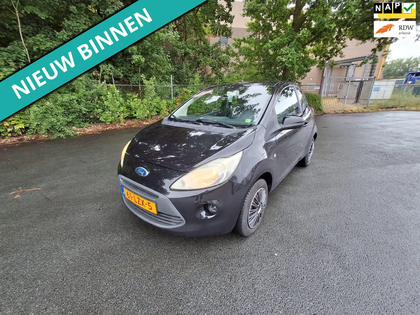 Ford Ka/Ka+ 1.2 Cool&Sound LEUKE AUTO RIJDT EN SCHAKELT GOED Zwart - 1