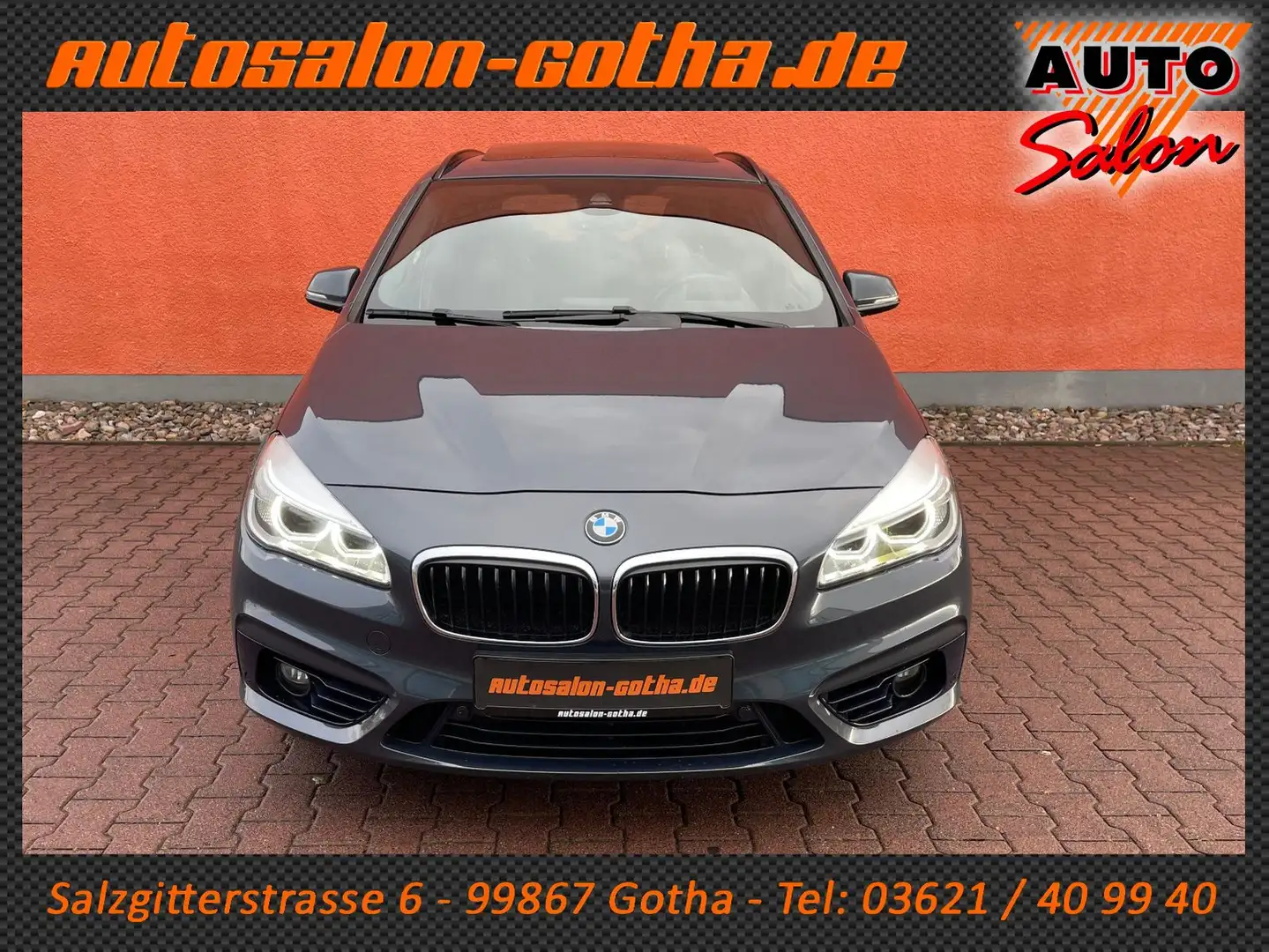 BMW 218 d Active Tourer Sport-Line M-Paket LED+HuD Grau - 2