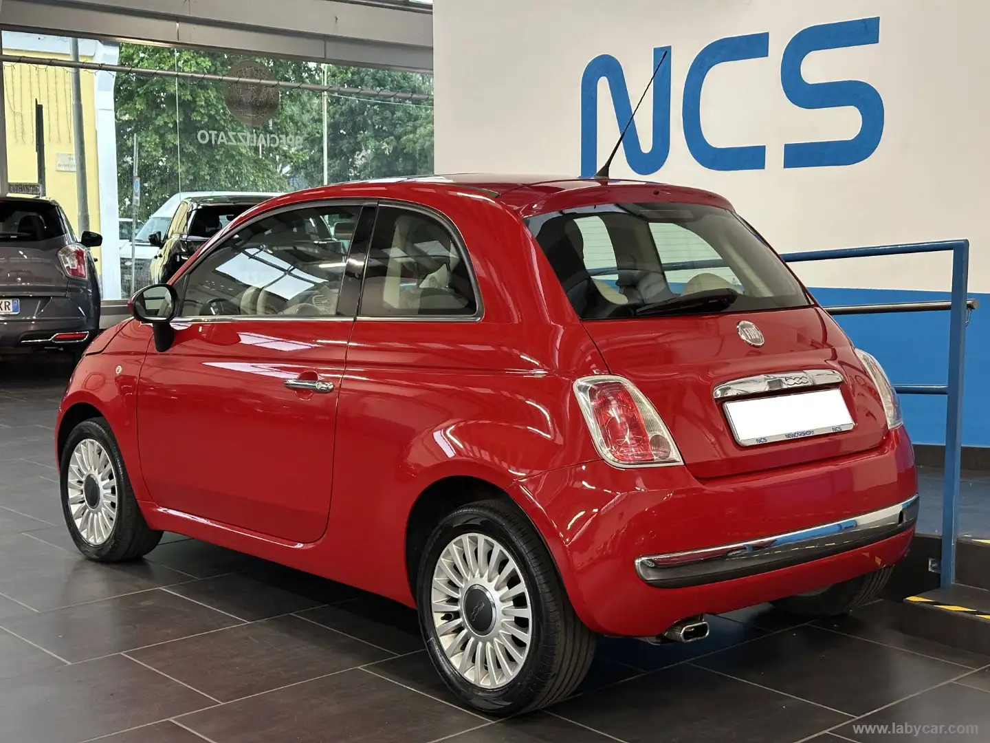 Fiat 500 1.3 MJT 75 CV Lounge NEOPATENTATI Rosso - 2