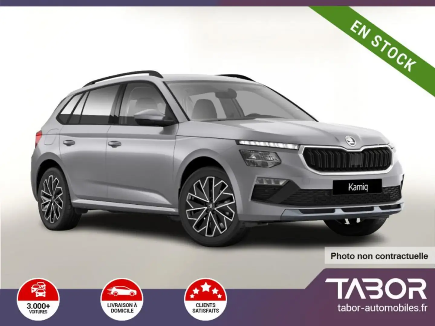 Skoda Kamiq TSI 116 DSG Selec Kessy Cam radars Argent - 1