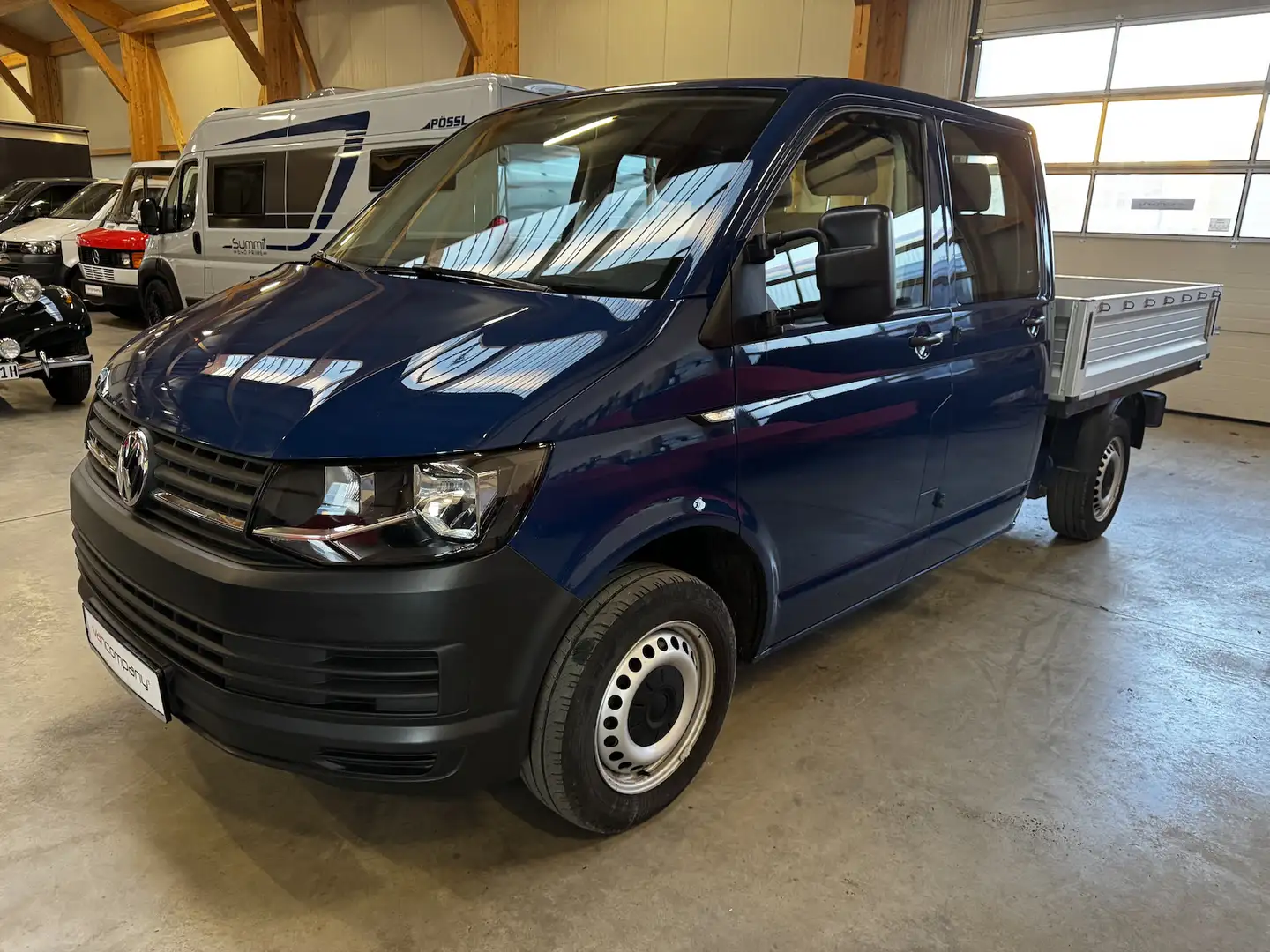 Volkswagen T6 Doka Pritsche 2.0 TDI 4Motion 4x4 indienblau Blau - 1