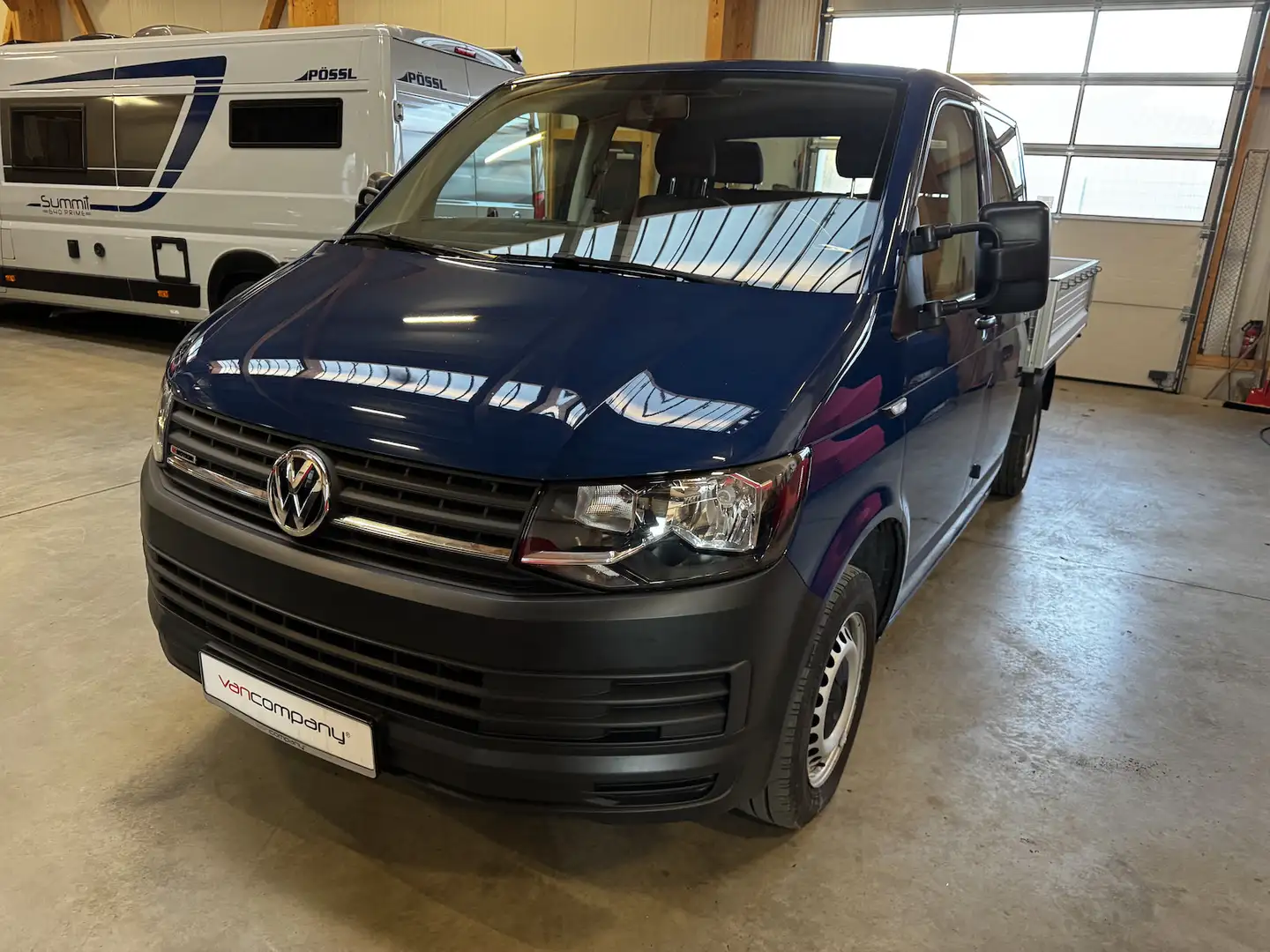 Volkswagen T6 Doka Pritsche 2.0 TDI 4Motion 4x4 indienblau Blau - 2