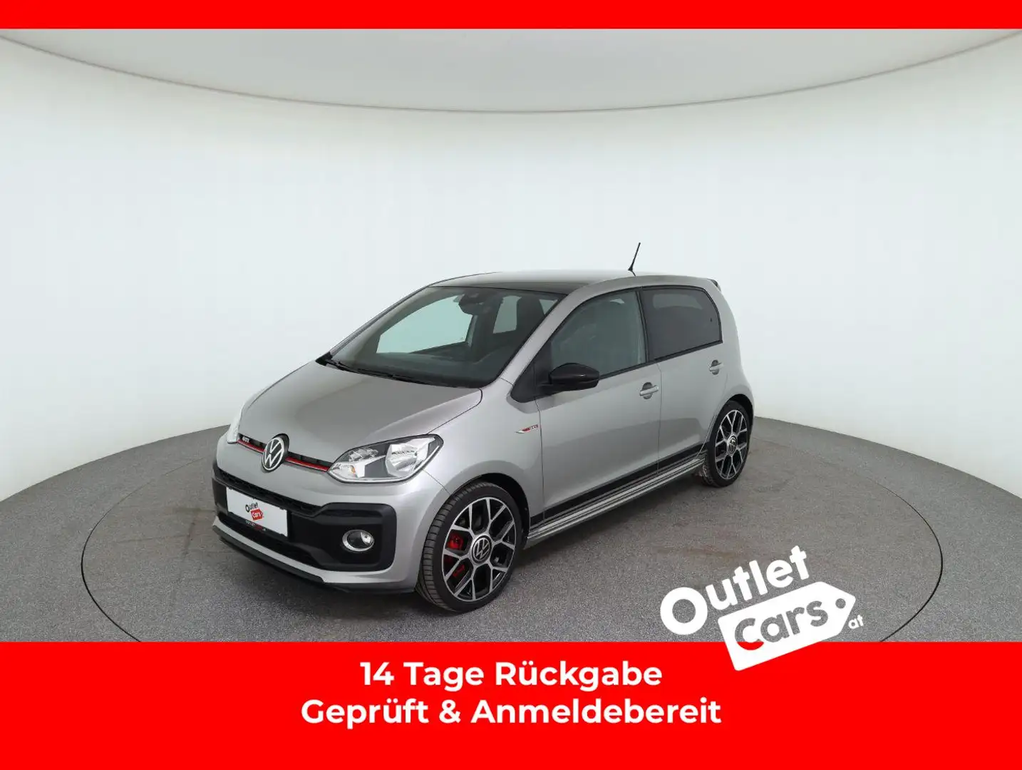 Volkswagen up! 1.0 TSI GTI ASSIST+RFK+KeyLess+LM+PDC+SHZ Grau - 1