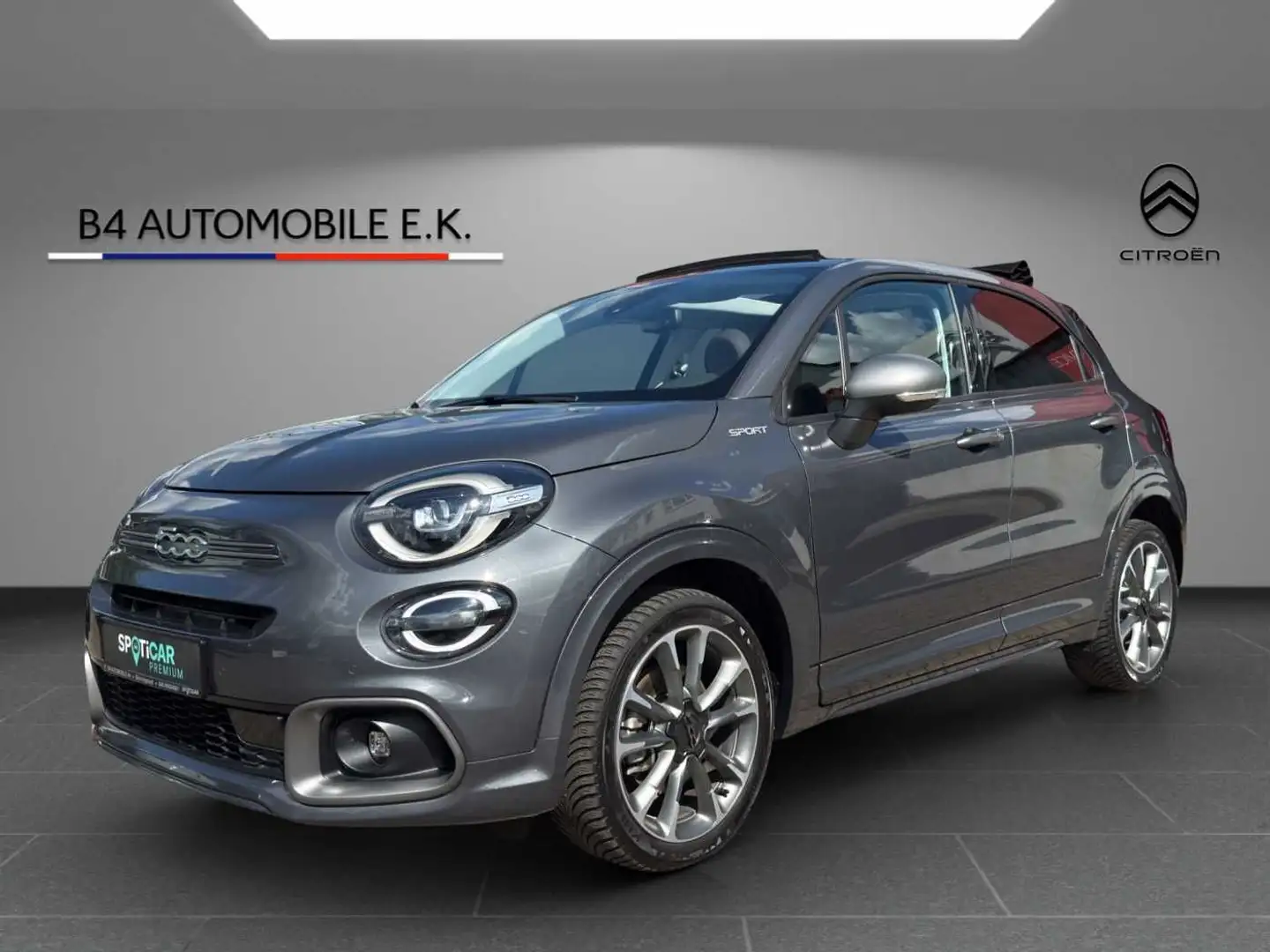Fiat 500X Hybrid Dolcevita 1.5 GSE 130 Sport FALTDACH Gris - 1