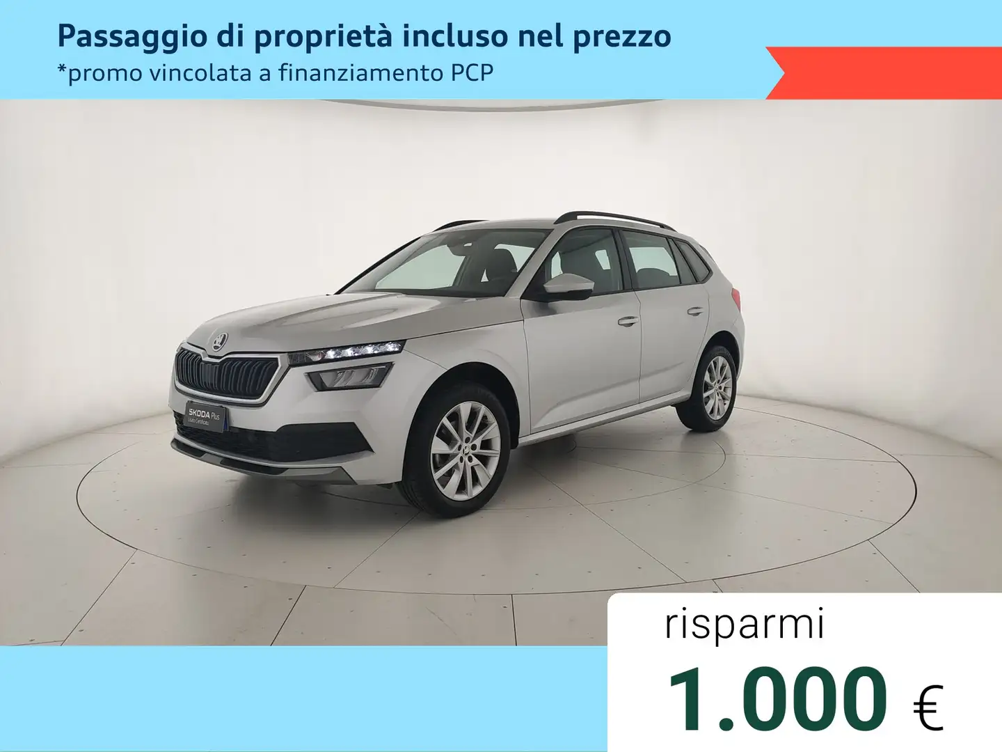 Skoda Kamiq 1.0 TSI Ambition 95 CV Argento - 1