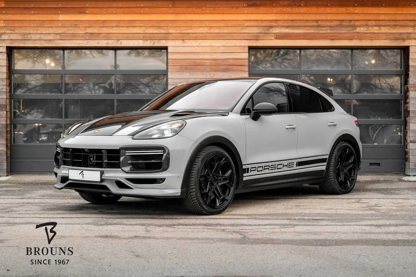 Porsche Cayenne Coupé Turbo GT TechArt 880pk Grau - 1