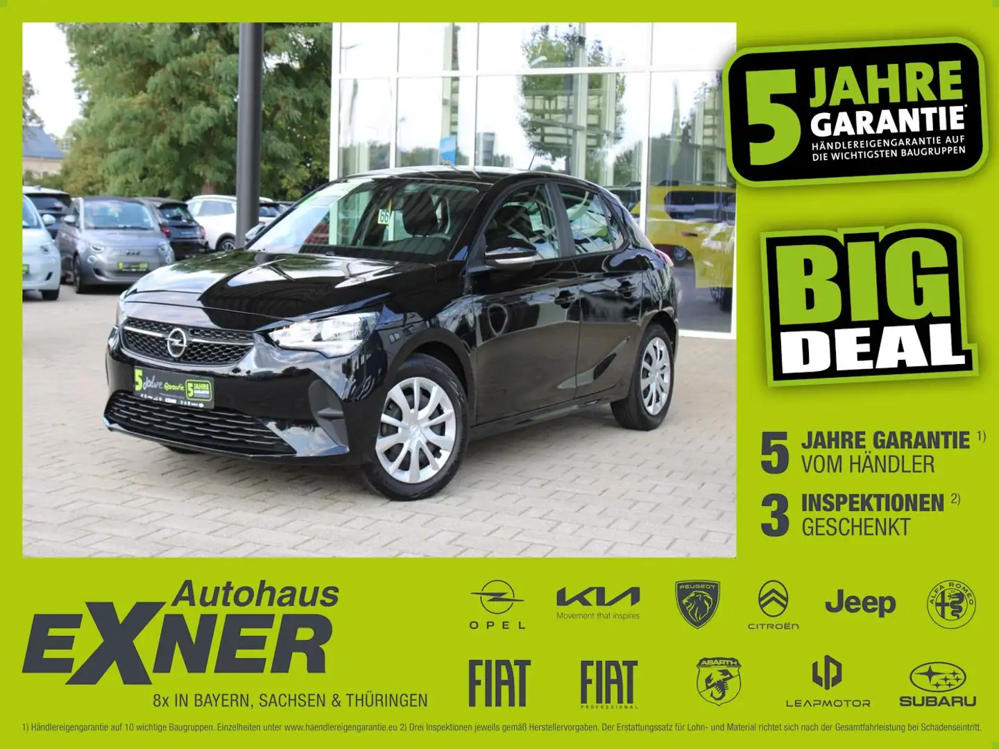 Opel Corsa F 1.2 EDITION Spurhalteassistent+Klima+ Negro - 1