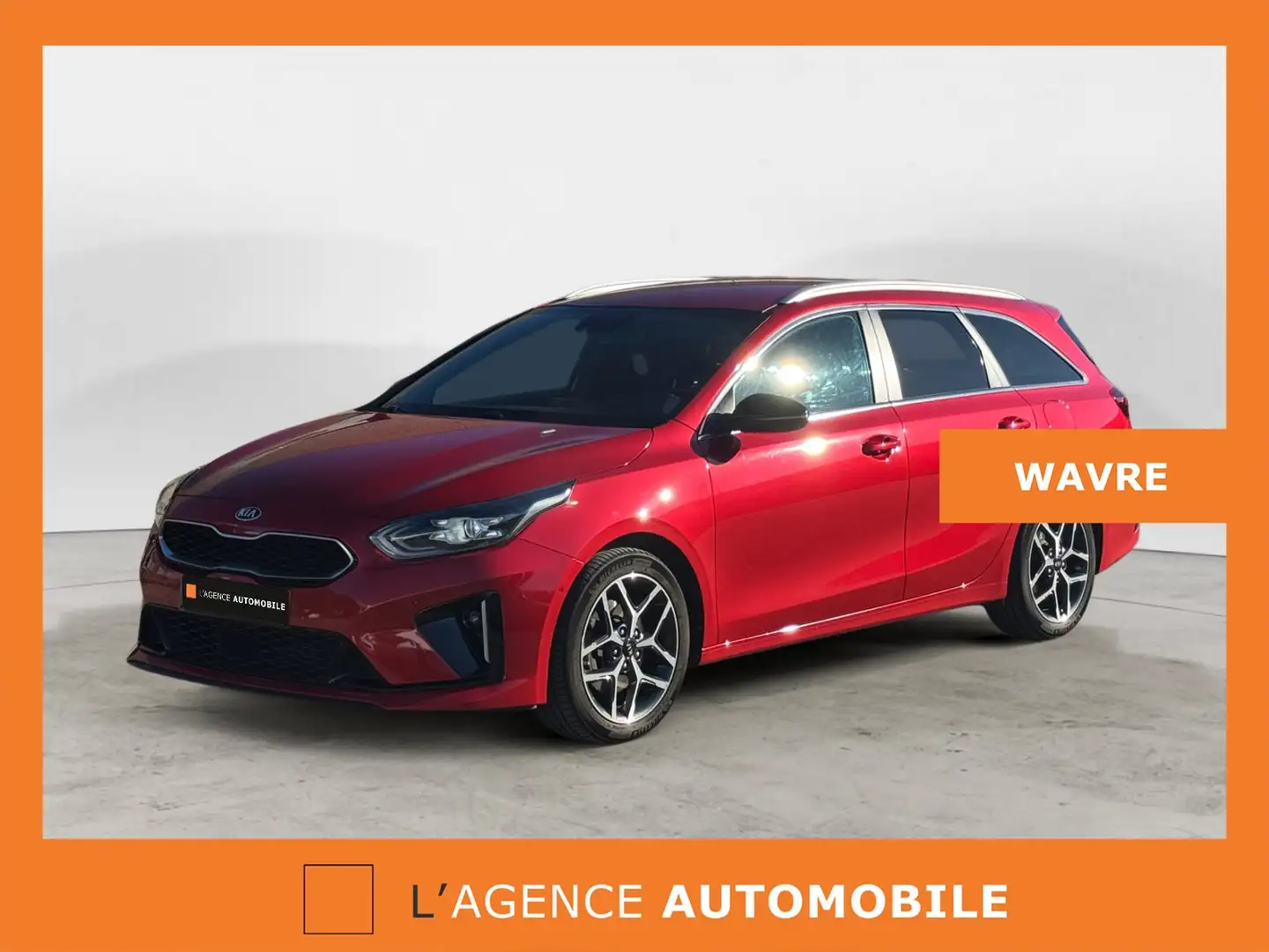 Kia Ceed SW / cee'd SW 1.6 CRDi MHEV GT-Line - GARANTIE KIA 04/2029 Rojo - 1