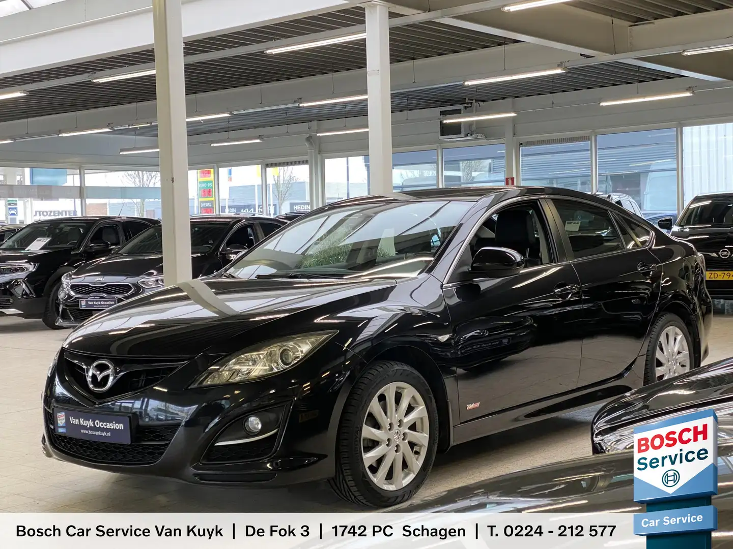 Mazda 6 2.0 GT-M Line 155 Pk / NL-Auto / Half-Leder / Radi Noir - 1