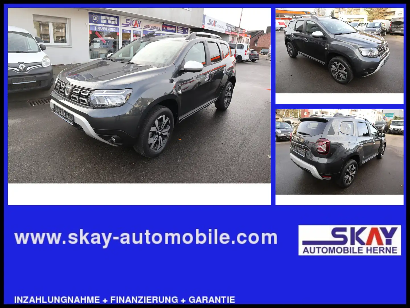 Dacia Duster Prestige 4WD 360°/PDC/KLIMAA/TOTWINKEL Grigio - 1