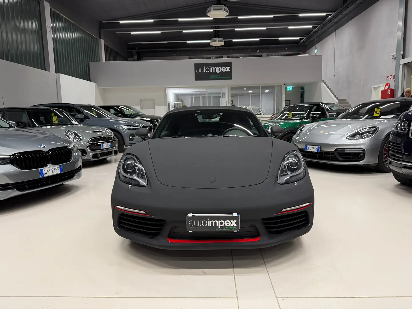 Porsche Boxster 718 2.0 300cv pdk SPORT CHRONO/TAGLIANDI PORSCHE Gris - 2