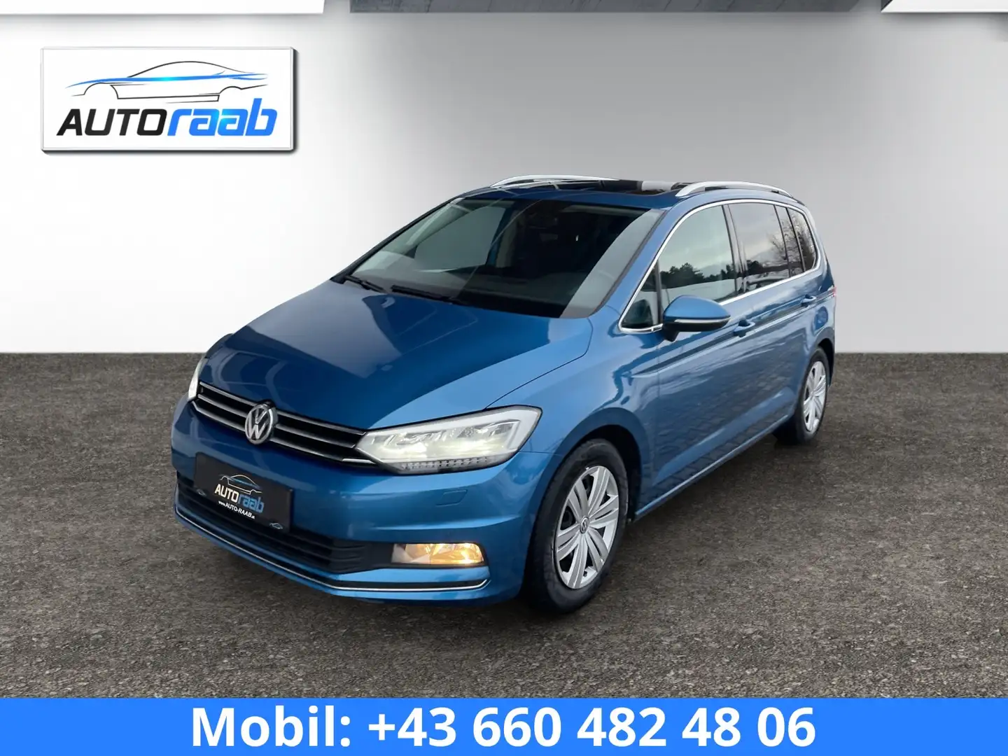 Volkswagen Touran Highline 2,0 TDI *PANO*AHV*STANDHZ*APP*LED*ACC* Blau - 1