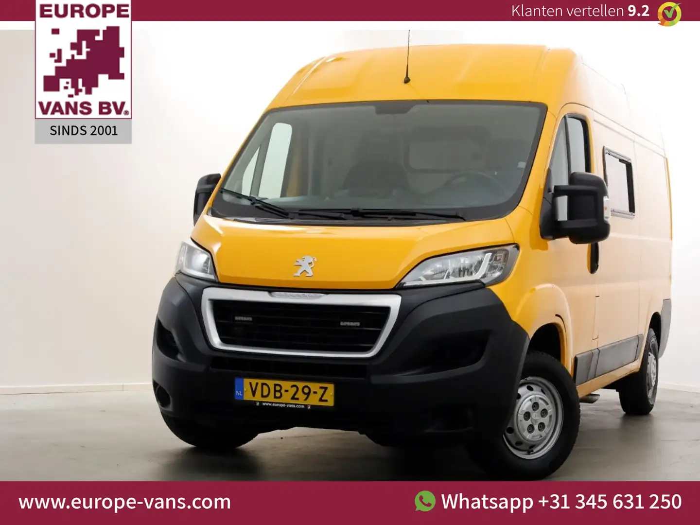 Peugeot Boxer 335 2.0 BlueHDI 130pk E6 L2H2 Premium Airco 10-201 Amarillo - 1