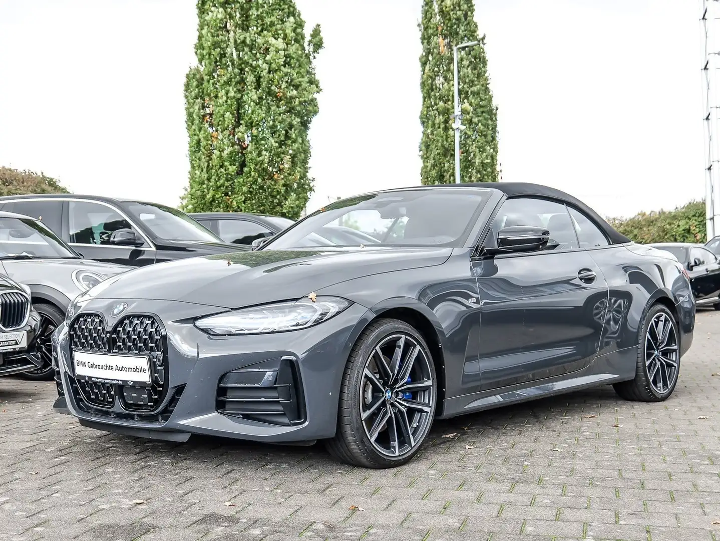 BMW 440 M440i xDrive Cabrio HUD ACC RFK NAVI LED Laser Grijs - 2