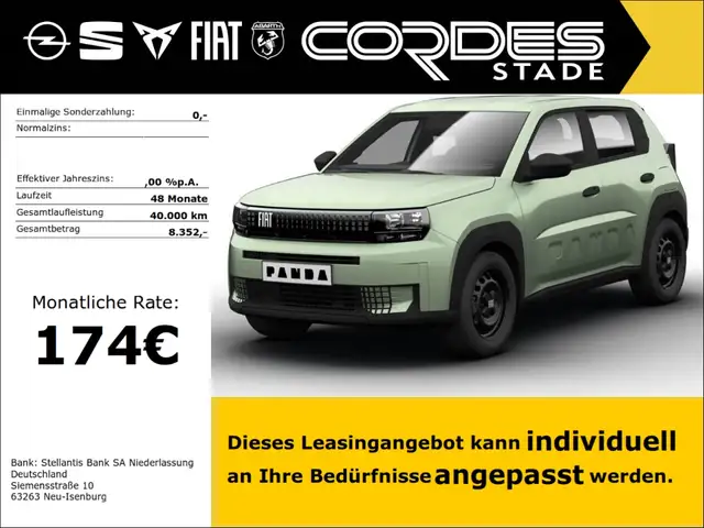 Fiat Grande Panda Benziner POP Musikstreaming DAB Ambientebeleuchtun