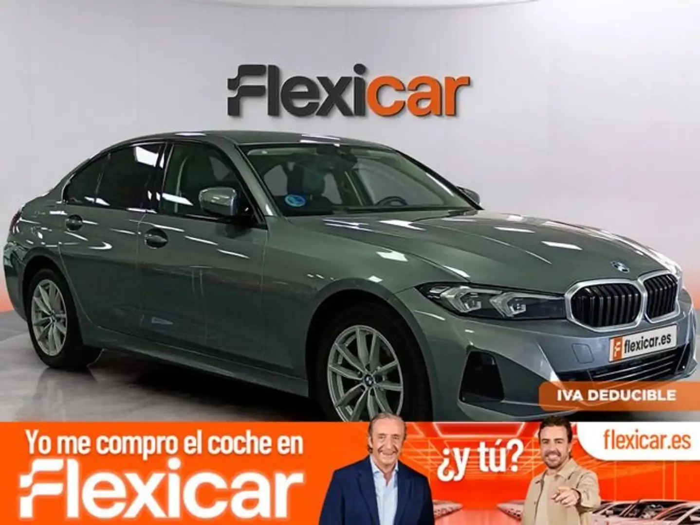 BMW 320 320d Auto. Gris - 1