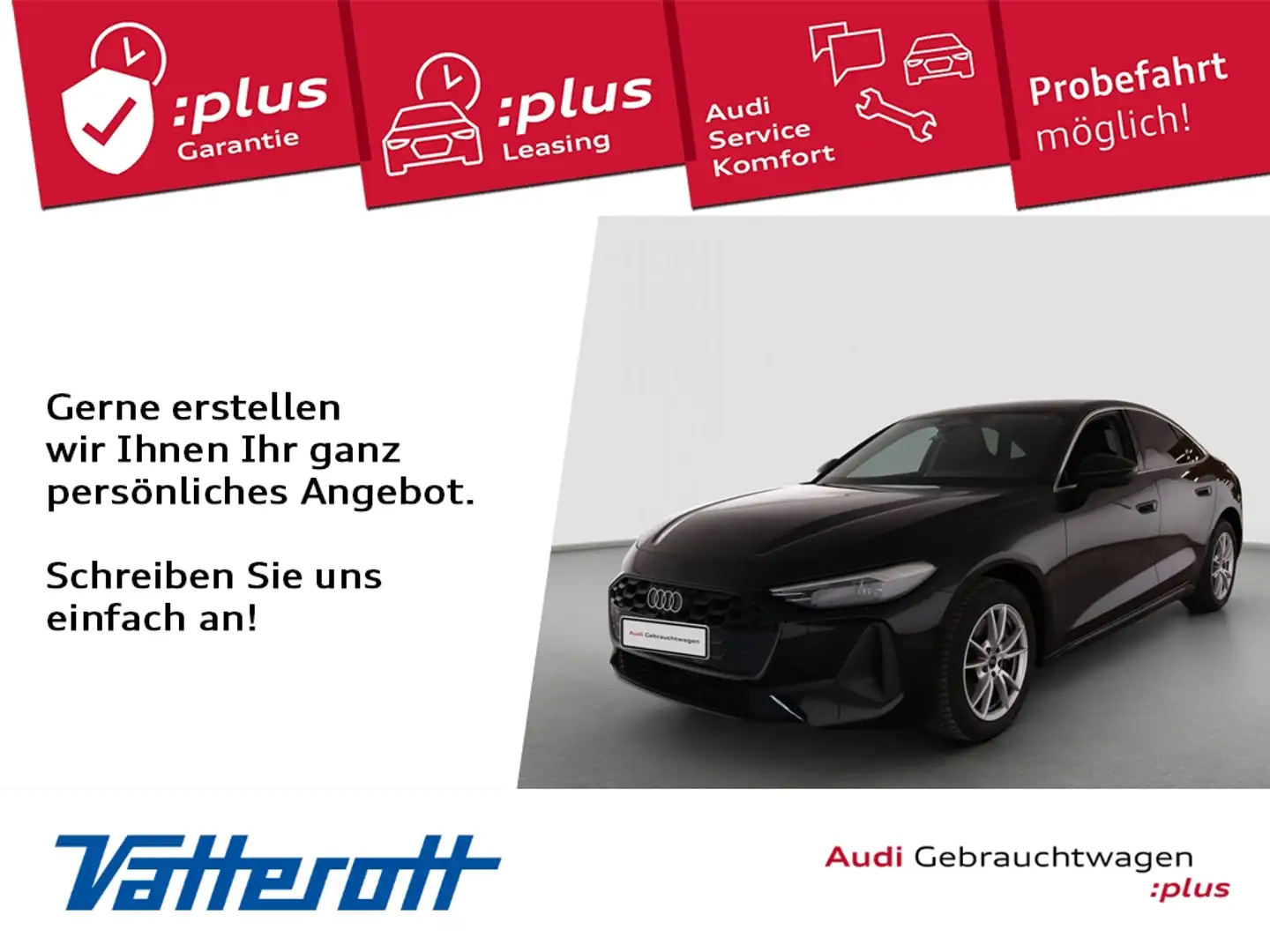Audi A5 TDI Leder ACC Navi CarPlay Kamera Schwarz - 1