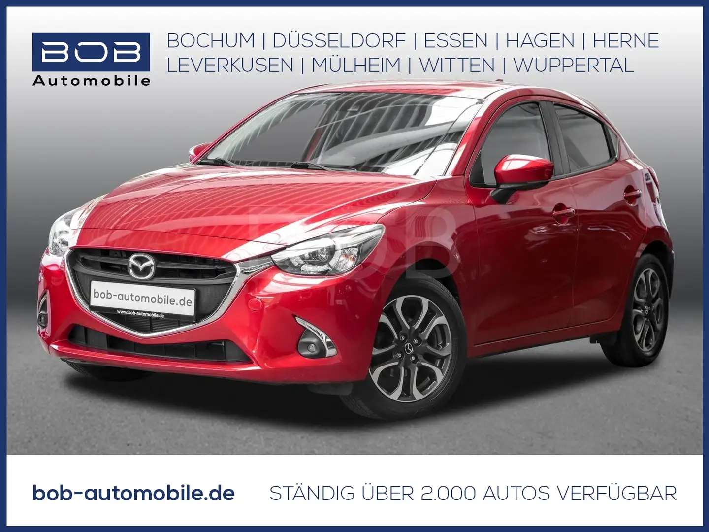 Mazda 2 SKYACTIV-G 90 Kizoku Navi Klima SHZ LED PDC Roşu - 1