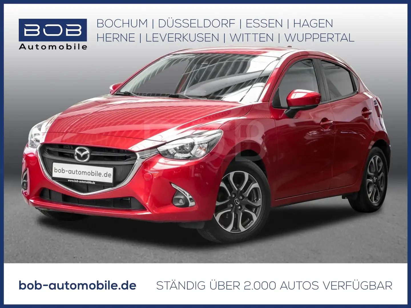Mazda 2 SKYACTIV-G 90 Kizoku Navi Klima SHZ LED PDC Rot - 1