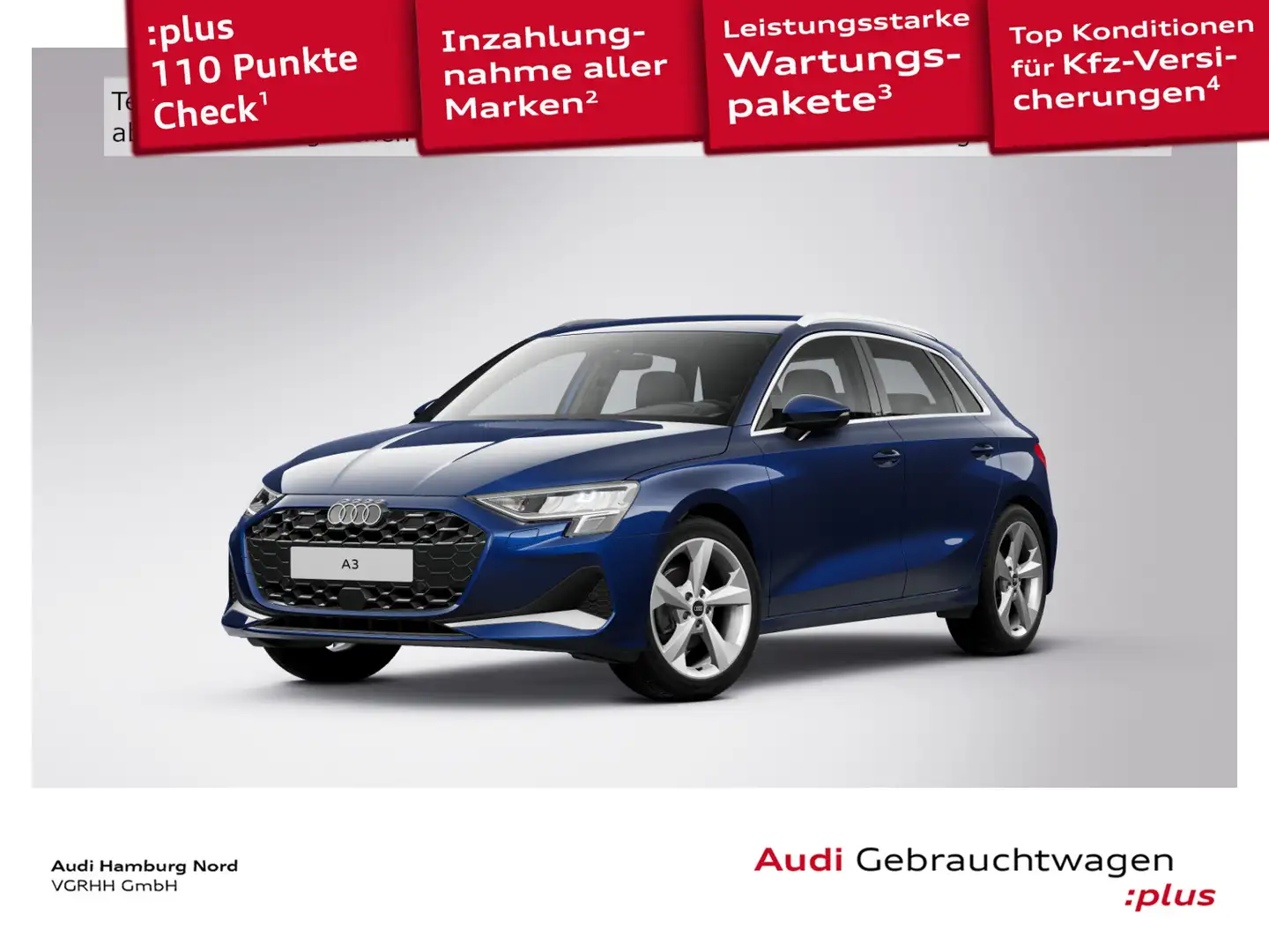 Audi A3 30 TFSI S tronic Navi Kamera ACC Blau - 1