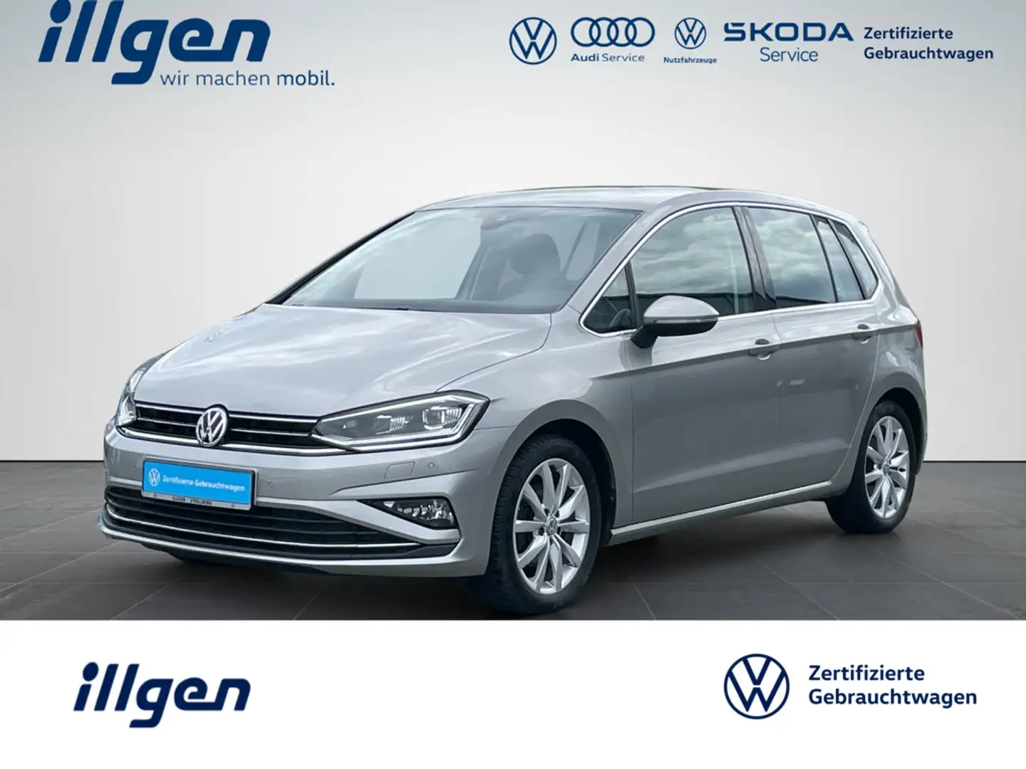 Volkswagen Golf Sportsvan Highline 1.5 TSI LED+CLIMA Silber - 1