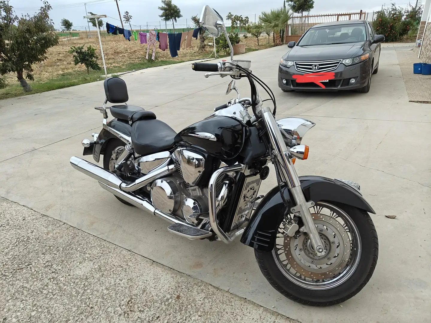 Honda VTX 1300 Negro - 1