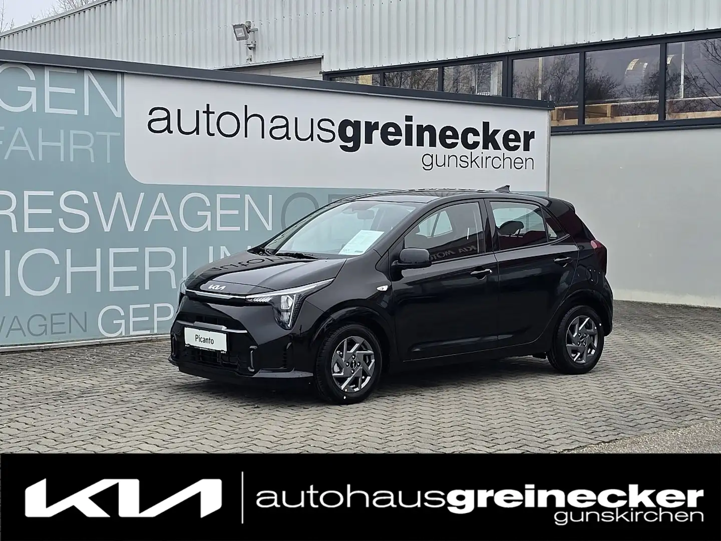 Kia Picanto 1,0 GDI Silber 4 Stz. Schwarz - 1