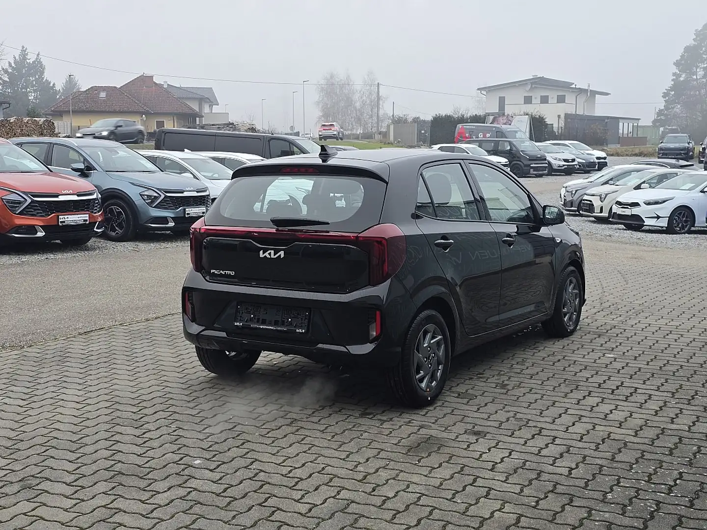 Kia Picanto 1,0 GDI Silber 4 Stz. Schwarz - 2
