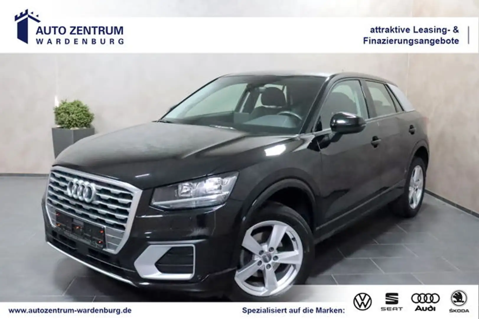 Audi Q2 30 TDI Sport Aut. AHK NAVI TEMPO SHZ PDC Schwarz - 1