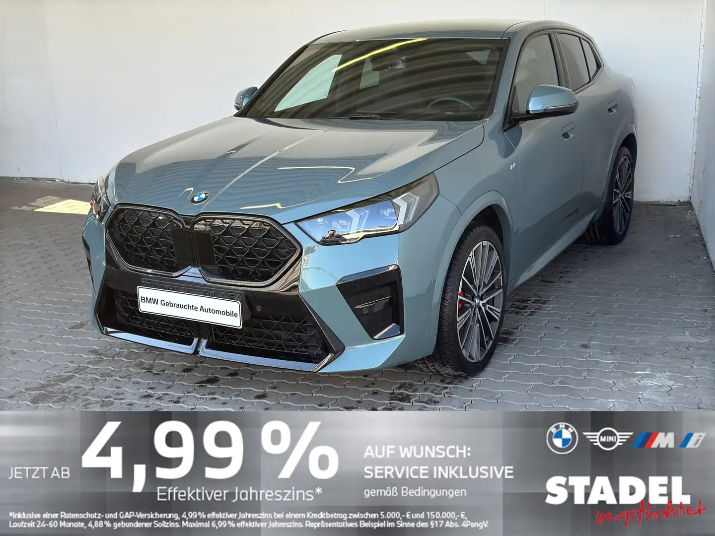BMW X2 sDrive20i M Sport Navi.LED.AHK.HuD.KomfZg. Grün - 2