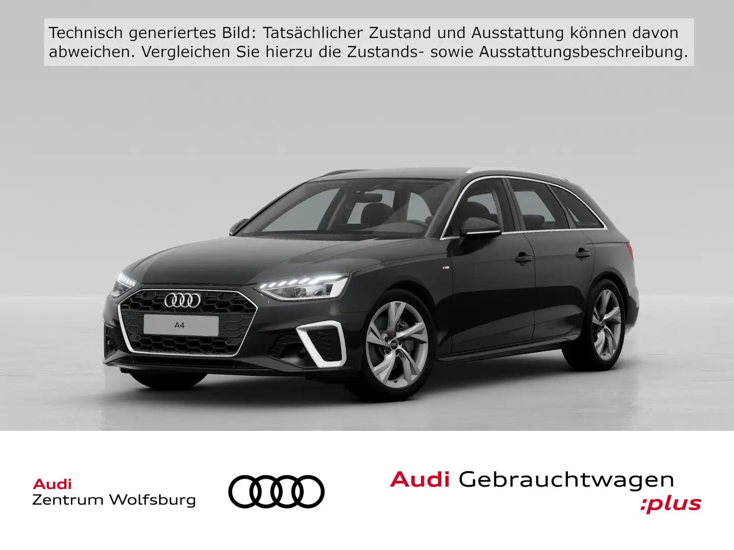 Audi A4 40 TFSI S tronic S line Noir - 1