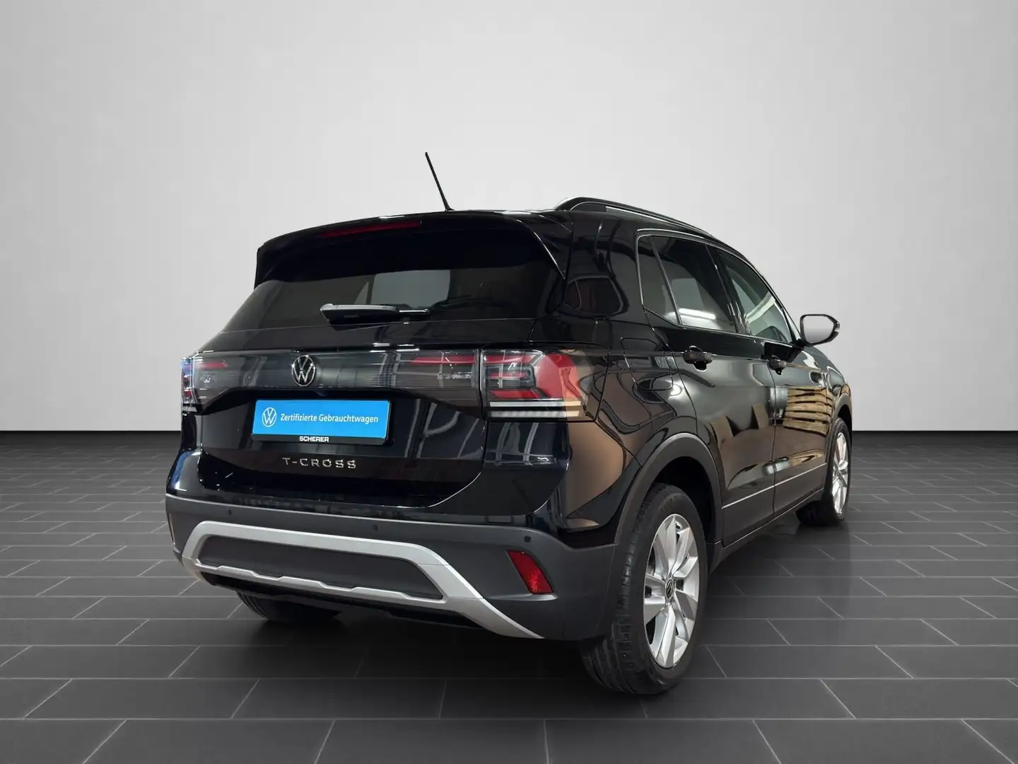 Volkswagen T-Cross 1.0 TSI Life DSG RFK SHZ KLIMA Schwarz - 2