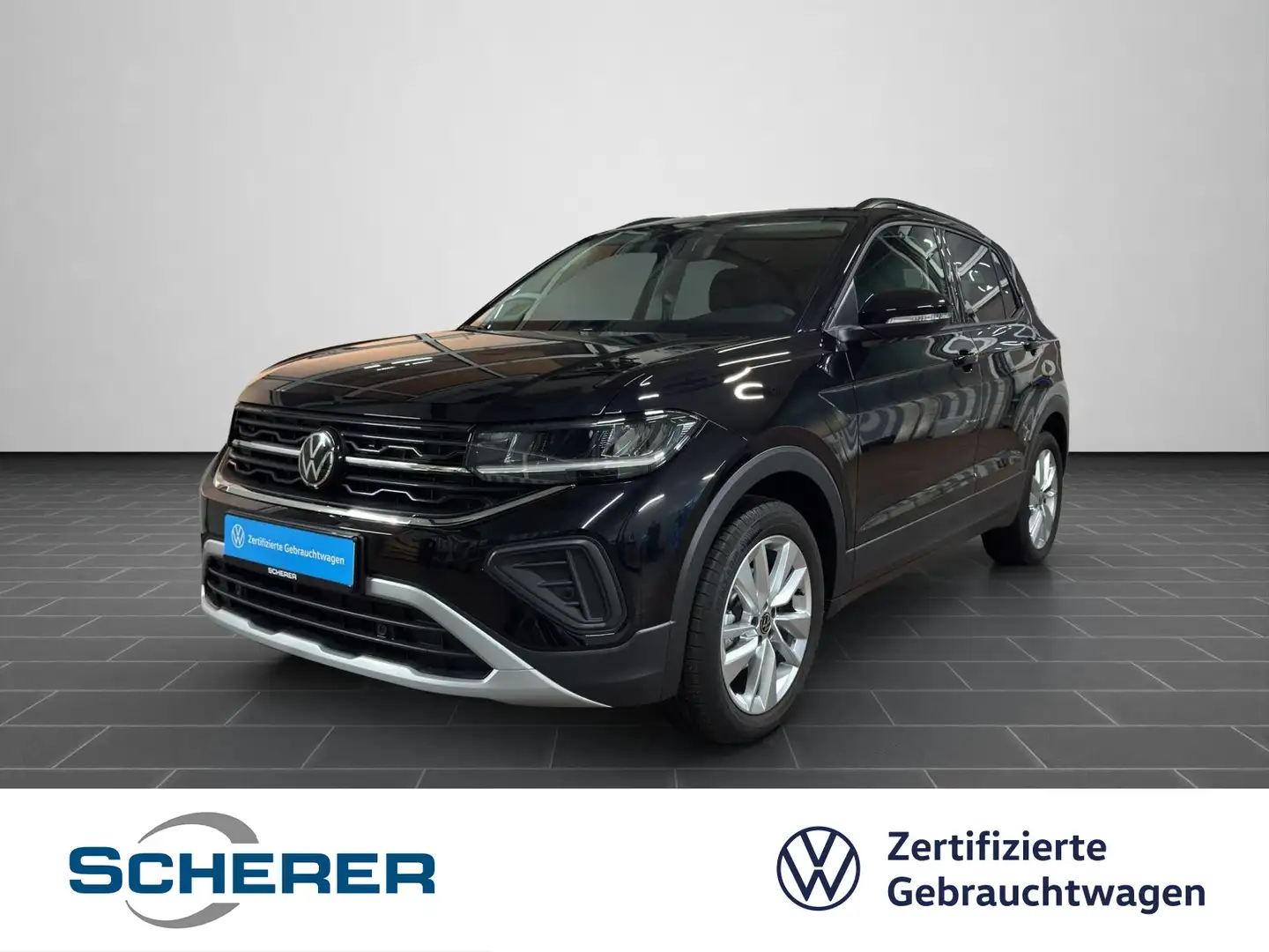 Volkswagen T-Cross 1.0 TSI Life DSG RFK SHZ KLIMA Schwarz - 1