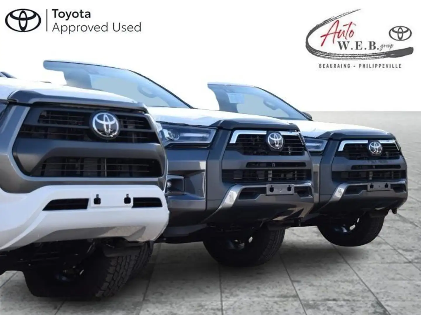 Toyota Hilux Double Cab 2.8L Diesel MHEV 6A Noir - 1