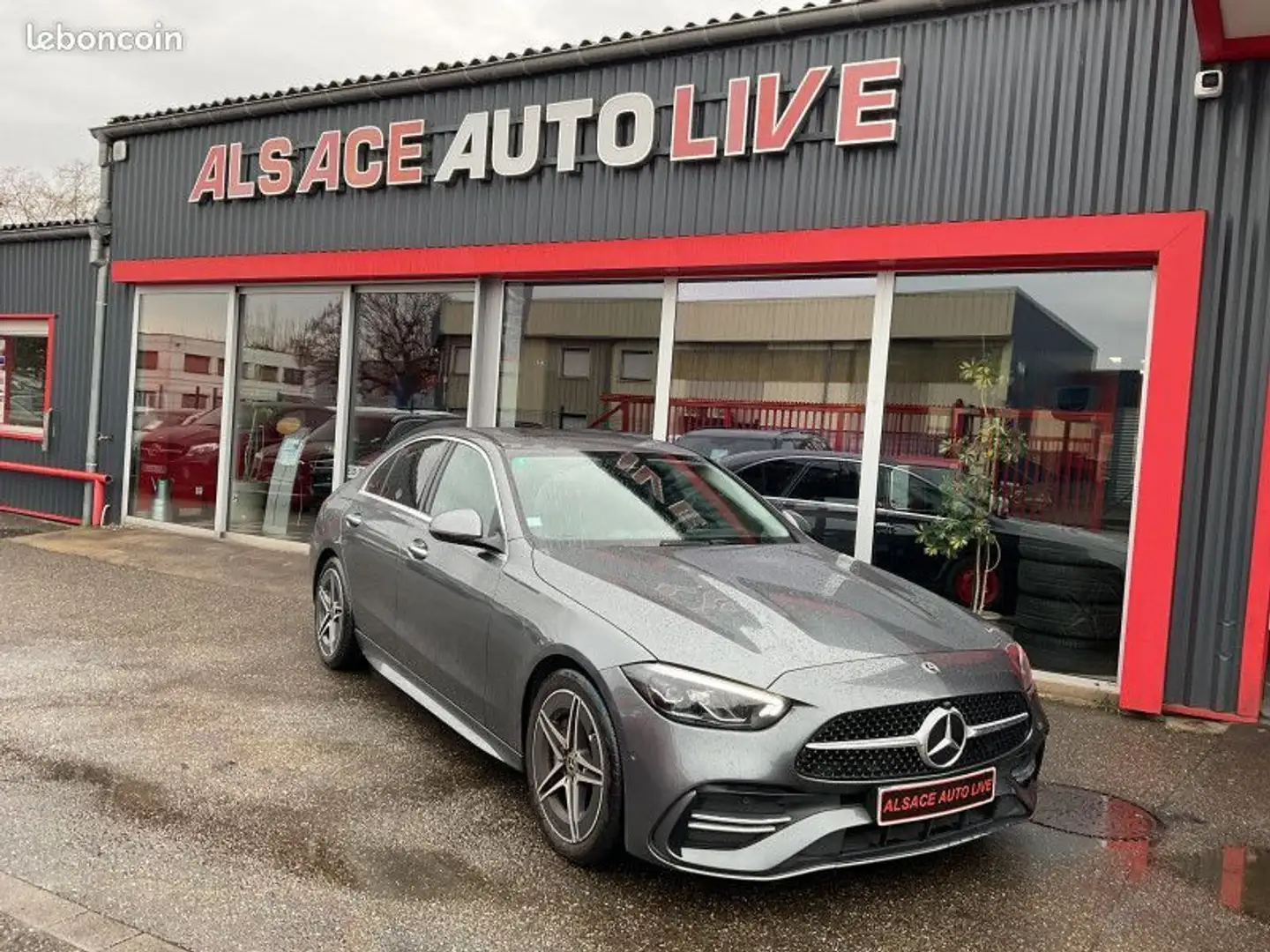 Mercedes-Benz C 220 Mercedes 220 D 200CH AMG LINE Gris - 1