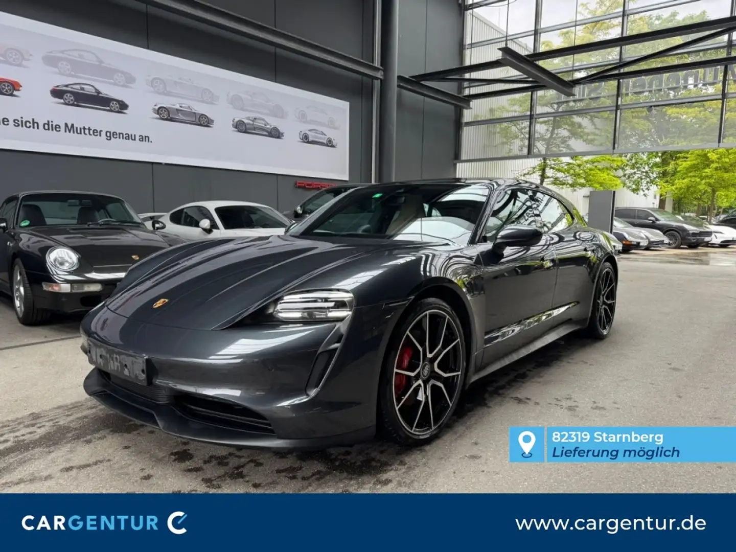 Porsche Taycan 4S Sport Turismo Pano Bose StHz LED Grigio - 1